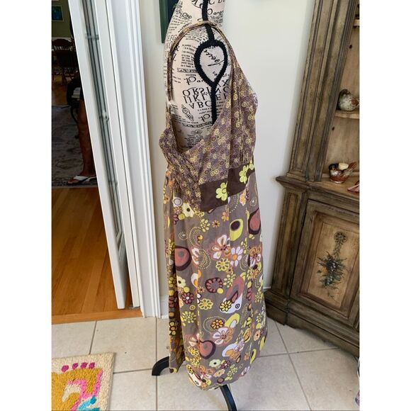 Vintage Cotton Retro Pattern Sundress - Picture 1 of 9